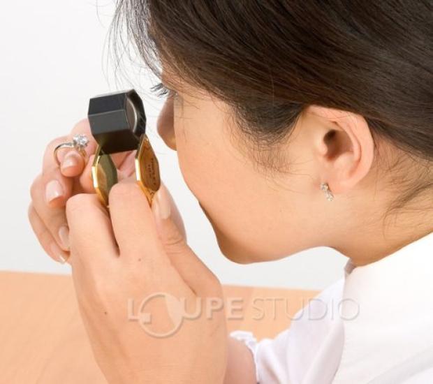 Magnifying Glass Metal Holder Loupe 7020 10x 13mm High Magnification Loupe