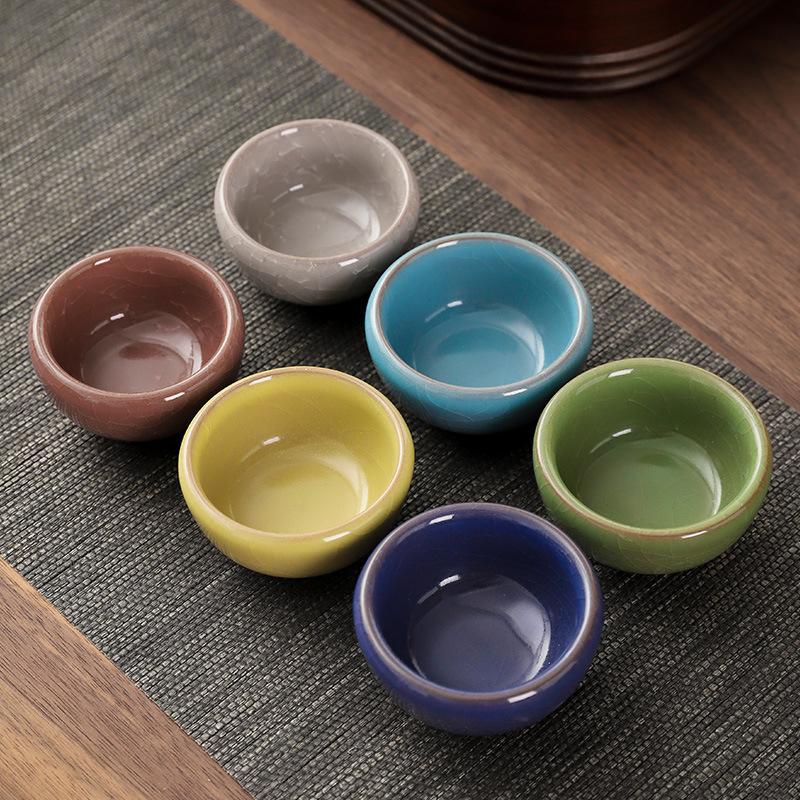 Креативный чайный набор для раскалывания льда, высококачественный чайный сервиз кунг-фу, подарочная коробка, простой бытовой набор, керамический чайный горшок, один горшок, шесть чашек