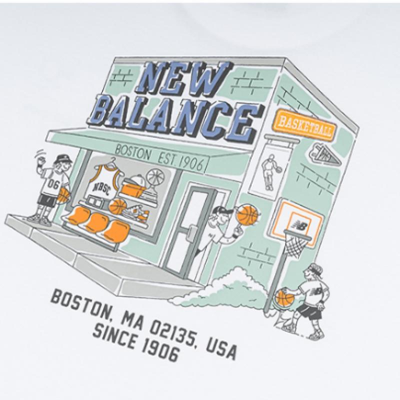 New Balance Футболка с коротким рукавом Uni Nb Boy BaskeTball Shop Nbnef21563 10