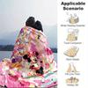 1pc, Minnie and Friends (2) Home Decor Blanket: A Cozy Flannel Throw for Bedroom, Living Room, Travel, Camping, Car, Beach, Office Naps, Perfect Gift