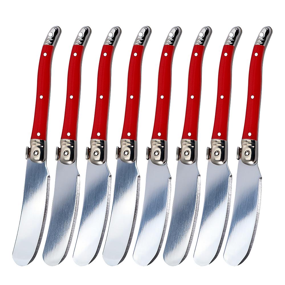 8Pcs Colorful Cheese Knife Set Butter Spatula Knife Cheese slicer Cream Jam spreader Dessert cutting knife Baking tool