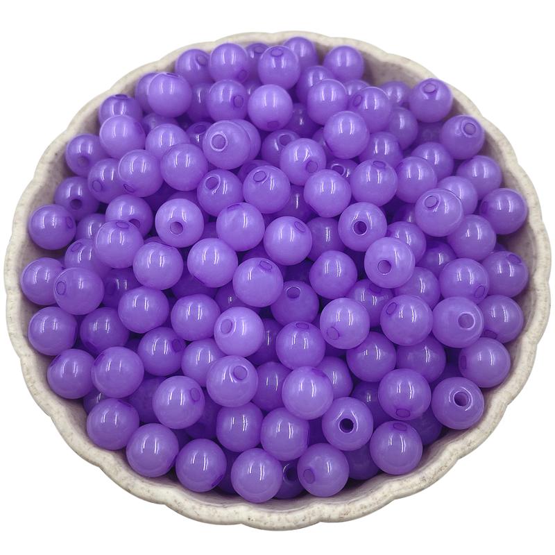 DIY фурнитура 6 мм желе цвет 200 шт Изготовление для поделок ювелирные изделия аксессуары бисер мода акриловые бусины круглые бусины