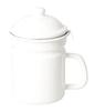 Pearl Metal Painted Finish Oil Pot, 1.1L, Enamel, Blanc Kitchen, HB-3678