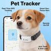 Умный GPS ошейник для домашних животных для собак и кошек - Глобальное отслеживание в реальном времени, Мониторинг активности и Неограниченный радиус действия (Водонепроницаемый и длительный срок службы батареи)
