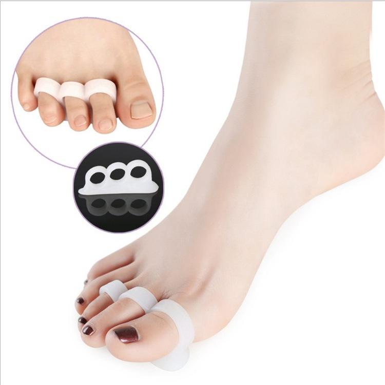 Трехлуночный сепаратор для пальцев ног и корректор hallux valgus из SEBS