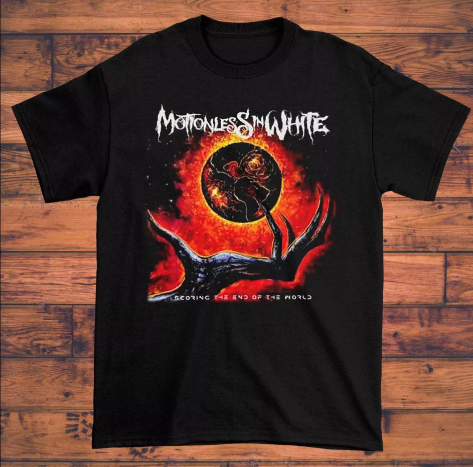 Motionless In White Scoring The End Of The World T-Shirt Mens Womens Tees Top size S-4XL