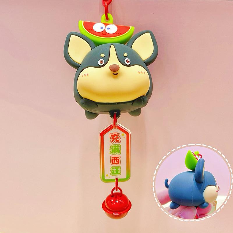 Colorful And Playful Resin Keychain Featuring Endearing Fruit Animals Ideal For Unique Gifts