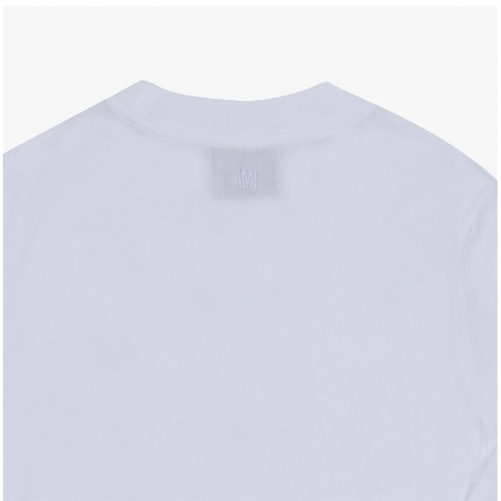 Унисекс лонгслив Ami с маленьким логотипом-сердечком bfuTs235