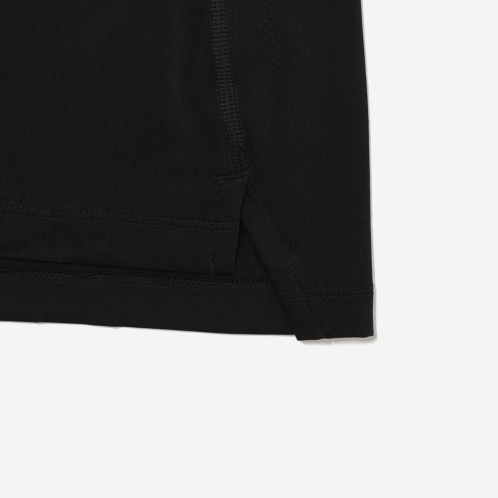 Nike Логотип с принтом дышащий тренировочный короткий рукав фитнес топ мужские топы черный DD1993-010