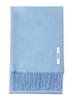 Light Blue Cashmere Solid Thick Brand Light [cumaco] 11. 100% Stole, Color, Unisex, Large, Scarf, Name, Gift, Blue, C-A0012B-0502