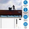 Chimney Cleaning Brush Set 7.2m Extendable Flexible Dryer Vent Cleaner Soft Bristle Air Duct Cleaning Tool for Chimney Tubes