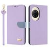 For Huawei Nova 14 Ultra 5G Case Bowknot Decor Wallet Leather Phone Cover with Wrist Strap