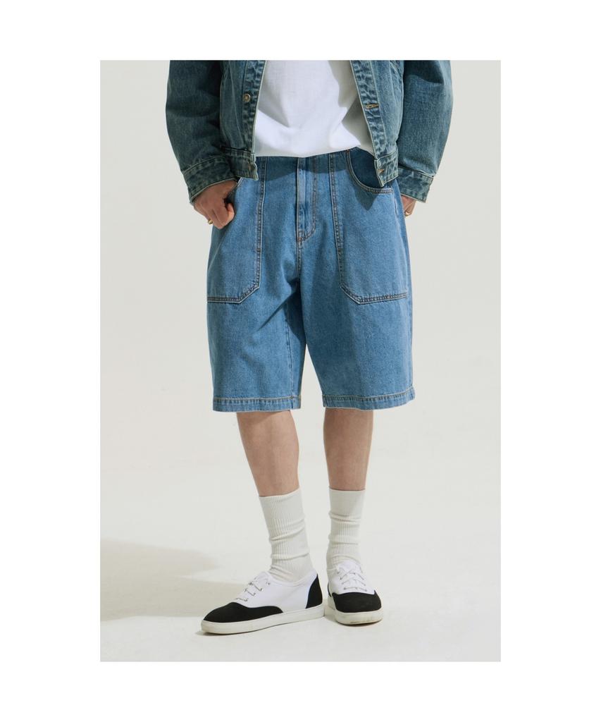 IRO Retrograde Denim Bermuda Shorts - L.Blue