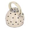 Whistling Kettle,3.5L Whistling Kettle Polka Whisteling Tea Kettle Stainless Steel Teapot Reliable and Durable