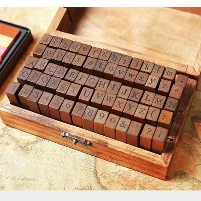 70 шт. DIY номер алфавит комбинация букв штамп дневник Ablum свадебное письмо набор деревянных резиновых штампов