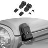 RT-TCZ For Jeep JL OEM Hood Latches Catch Locking With Key For Jeep Wrangler JL JLU 2018-Present For Gladiator JT -Present Original Factory Black