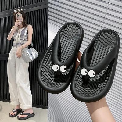 Модные женские тапочки 2025 Горячие продажи Домашние однотонные тапочки с перемычкой для пальца Уличные модные повседневные удобные женские сандалии