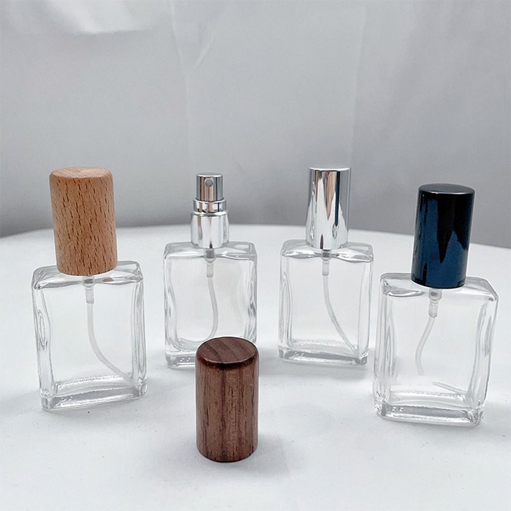 Glass Cosmetic Container 30/50ml Perfume Atomizer Bottle Portable Travel Sub-bottle Woman