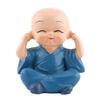 Baby Buddha Statuette, 4 Pieces, Little Monks Buddha Figurines, Cute   Kungfu Monk, Car Interior Decoration, Resin Crafts, Wall Shelf,