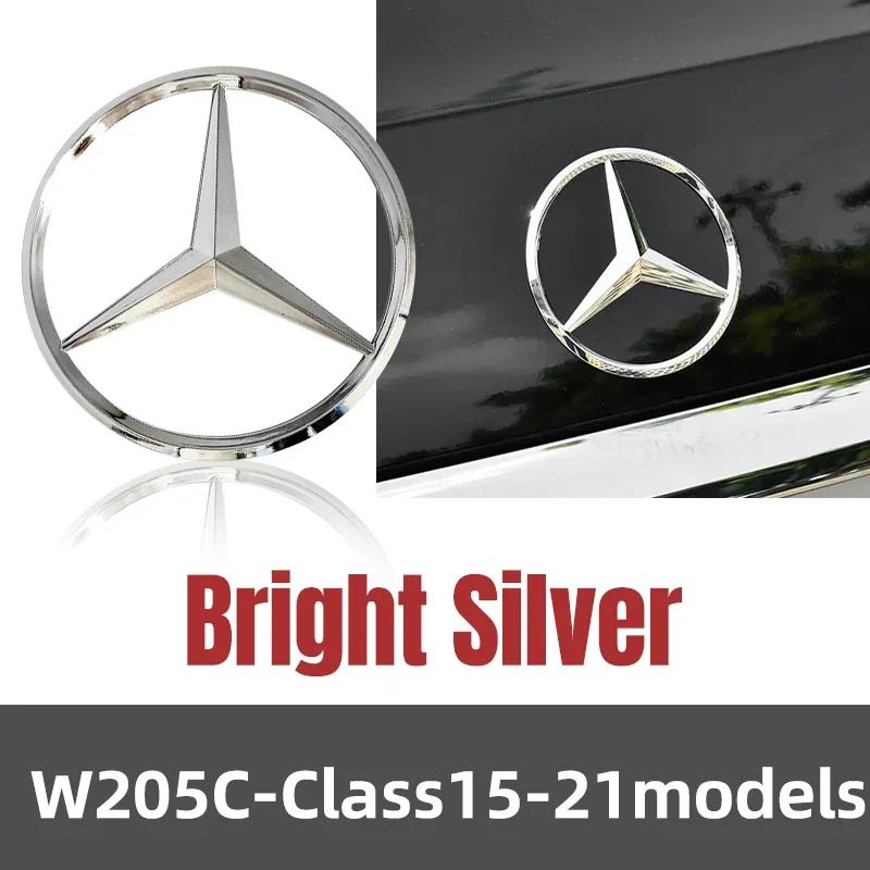 DIQ4   New For Mercedes Benz Replacement ABS Car Rear Trunk Decal Trunk Emblem Stickers Accessories For Mercedes Benz C-Class W205 15-2