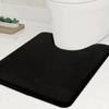 Large Size Bathroom Mat U-shaped Bathroom Carpet Water Absorbing and Non Slip Toilet Mat Home Decoration