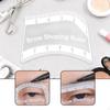 Линейка для формирования бровей Brow Professional Портативный акриловый шаблон Легкий инструмент для разметки