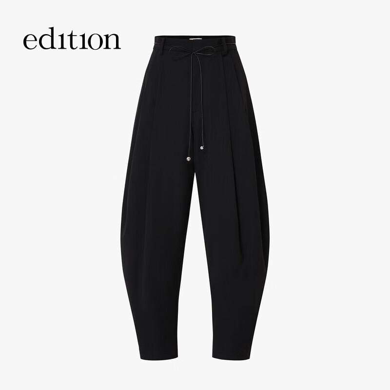 Брюки из деконструированной шерсти, весна 2025