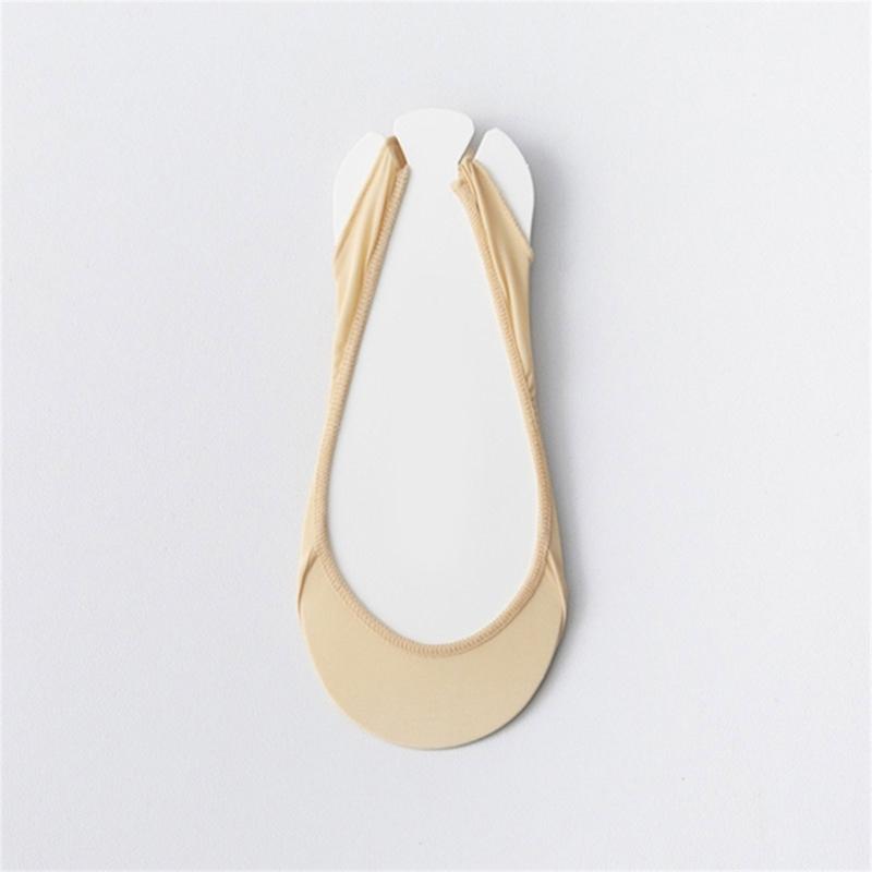 Antislip Strap Half Toe Invisible Low Cut Liner Socks Ball of Foot Cushioned No Show Padded Half Socks For Women Heel