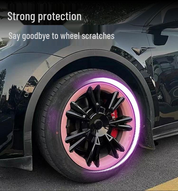 19-24 Tesla Model Y Cybertruck Style 19-inch Wheel Covers: Full Coverage, Anti-Scratch Decor.