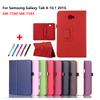 Solid Fundas Tablet Case For Samsung Galaxy Tab A6 10.1 2016 Flip Stand Tablet Cover For Coque Samsung SM-T580 SM-T585 T580 Pen