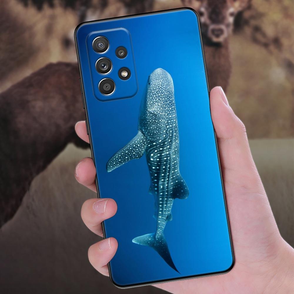 Whale Shark Ocean Phone Cover Galaxy A55 5G Case For Samsung A35 A34 A53 A54 A52 A51 A71 A73 A72 A42 A91 A31 A32 A33 Back Cases