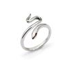 925 Sterling Silver Snake Finger Rings for Women Wedding Creative Jewelry Jz127