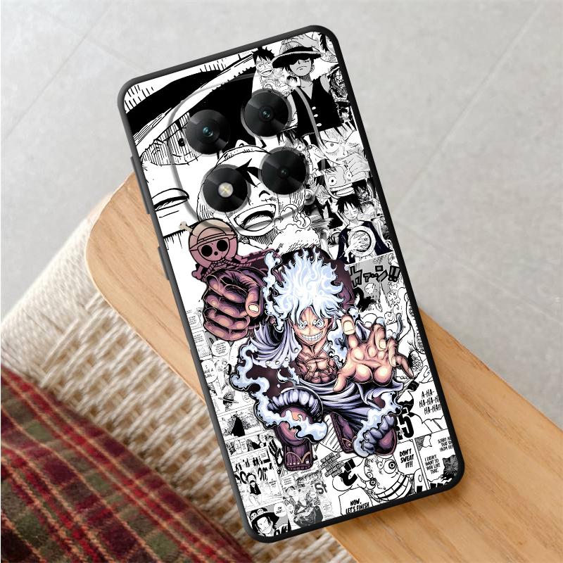 One Piece Comic Zoro Case for Xiaomi Redmi Note 7 8 12s 9 10 11 12 Pro 11s 9S 10S 13 14 Pro Plus Black Soft Phone Cover