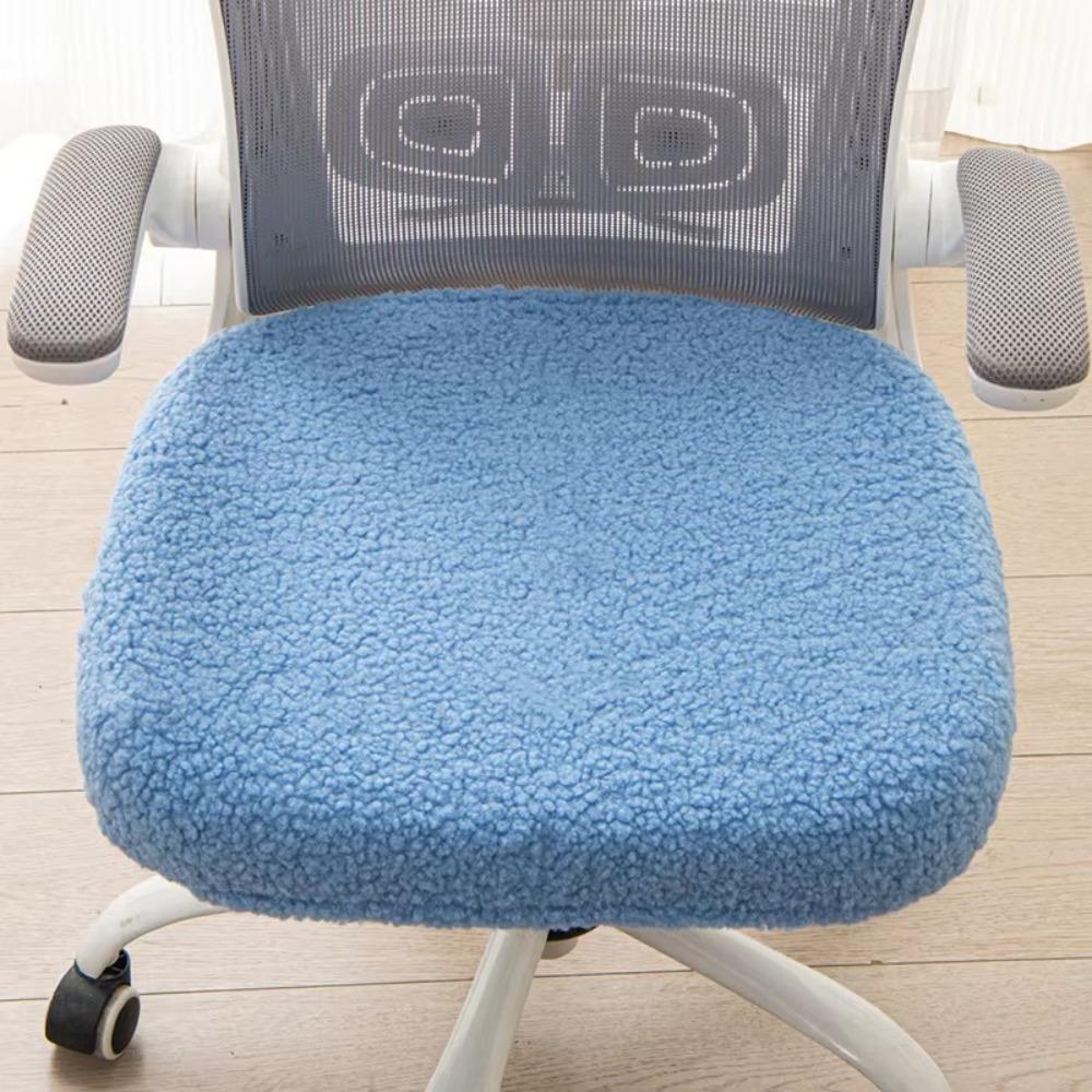 Stretch Computer Chair Seat Cozy Plush Elastic Chair Cover Office Chair Covers  Hotel