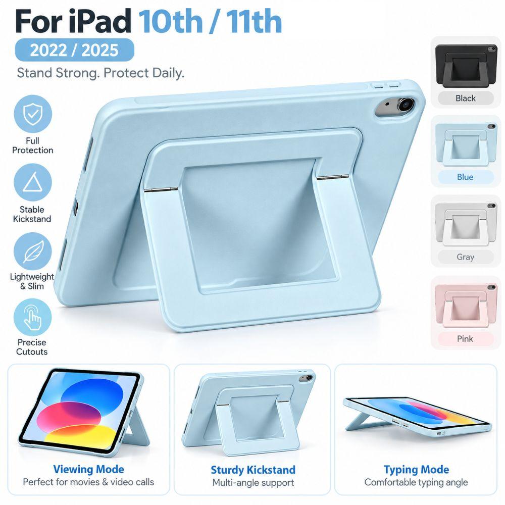 Anti Scratch Stand Cover with Stand Tablet Sleeve for iPad10/11th (2022/2025)