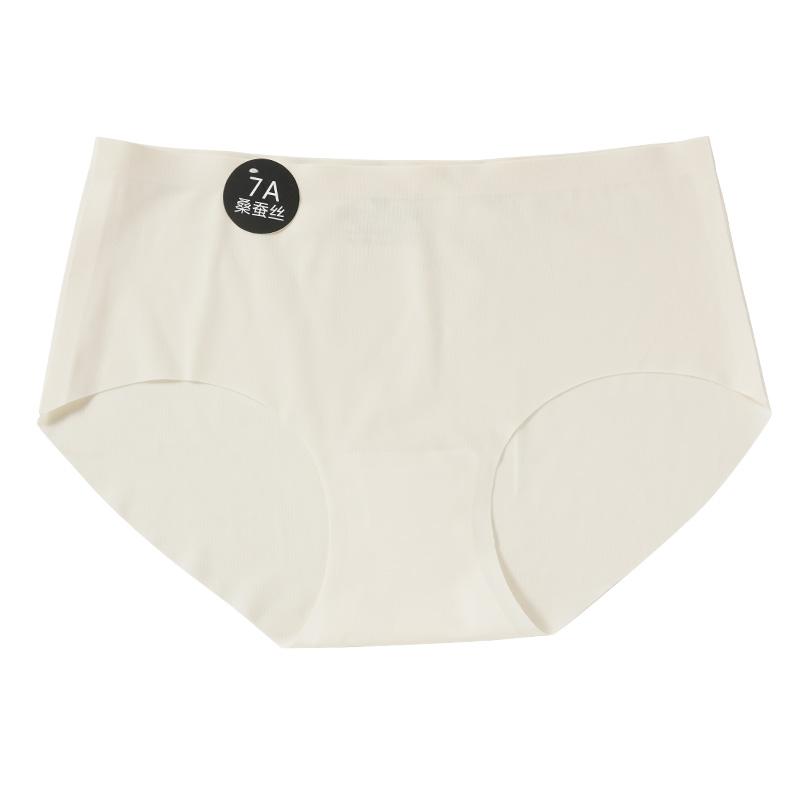 Женские трусики из шелка Mulberry Silk, однотонные, из ледяного шелка, ультратонкие, дышащие