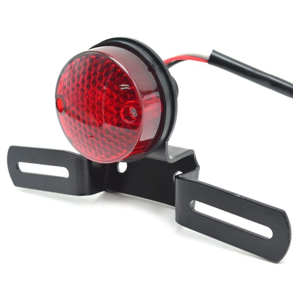 1pcs Bracket Motorcycle Tail Light Universal LED Tail Light  for Cafe Racer, ATV, Bobber