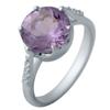 Silver Ring with Natural Amethyst (1141069)