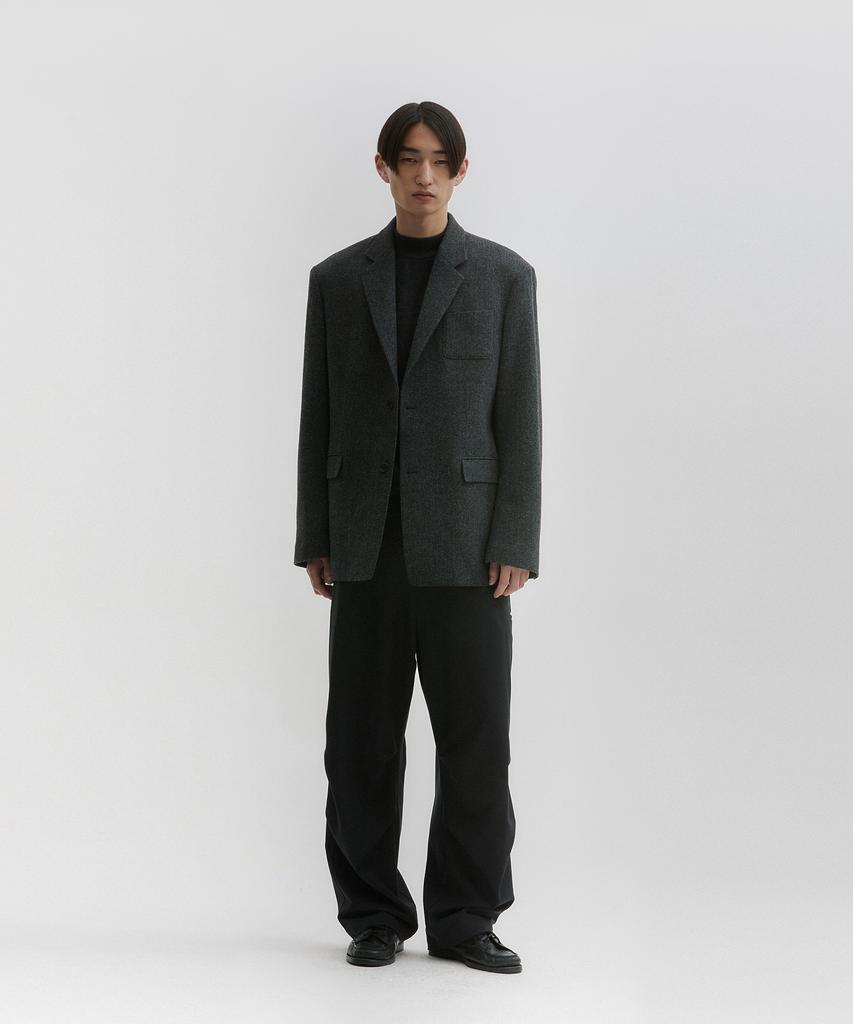 BLANKROOM Flowing Slacks_Khaki Beige