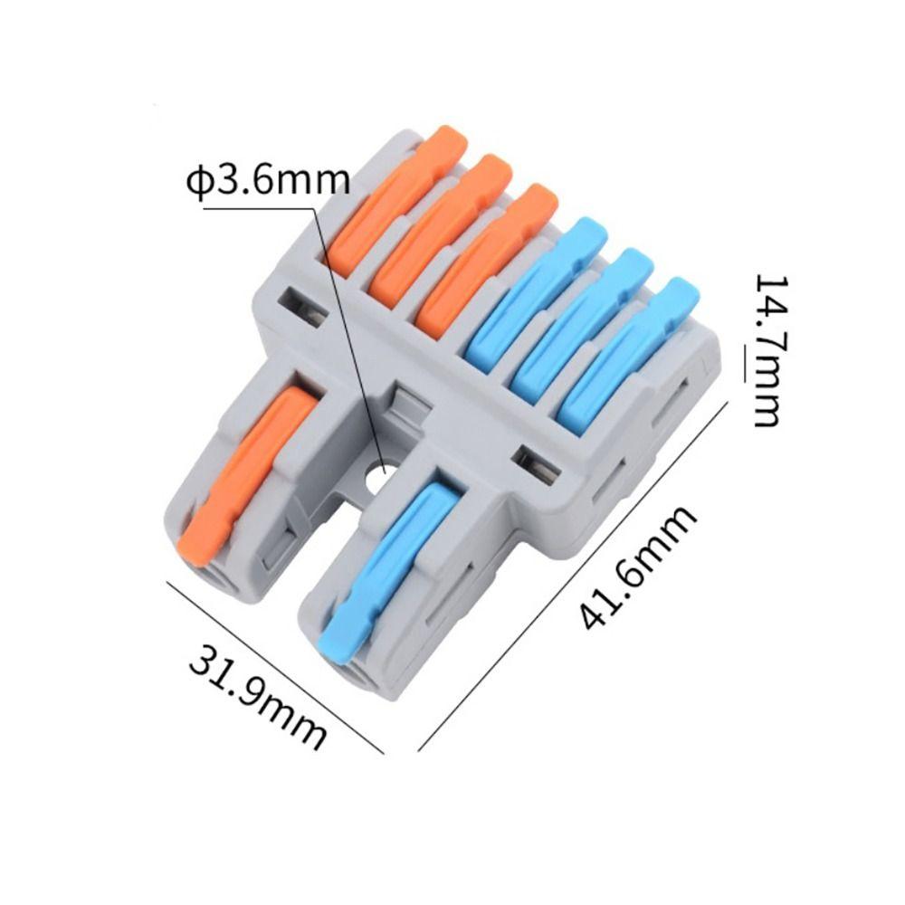 Мини-разъем для проводов Универсальные компактные компактные электрические разъемы для сращивания Электрические