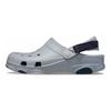 Crocs PU Terlin Нескользящие Дышащие Сабо Унисекс Обувь Серый 206340-007