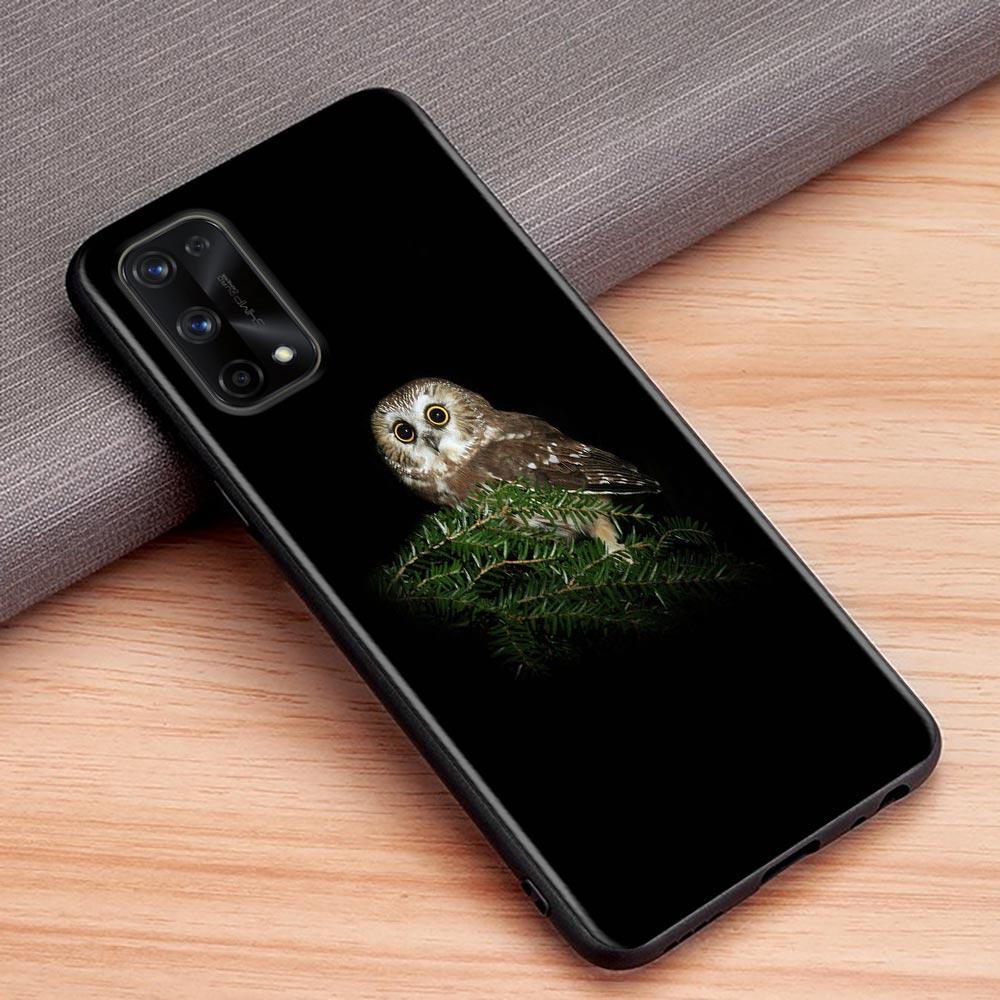 Милый Детеныш Совы Животное Для Чехла Realme 10 Чехол Realme 6 7 8 9 10 11 Pro Plus 8i C20 C21 C21Y C33 C35 C53 C55 Мягкие Силиконовые Чехлы