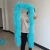 DIY 6-слойное натуральное страусиное перо боа для шитья, костюма, вышивки, длина 0,5/1/2/3/4 м, украшение для свадебного, карнавального платья, поделки