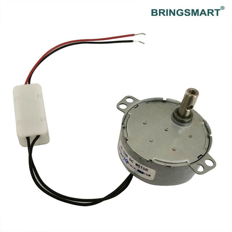 Bringsmart JS-50B(S) Бесколлекторный двигатель Постоянного тока Микроэлектродвигатель 4 типа вала Синхронный Бесщеточный Двигатель 5В 6В 9В 12В 24В DIY Индивидуальный