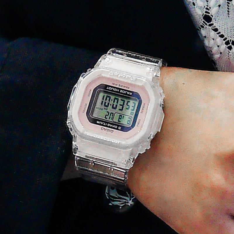 Casio Женские часы BABY-G 40 мм Серые BGD-5001K-7 BGD-5001K-7