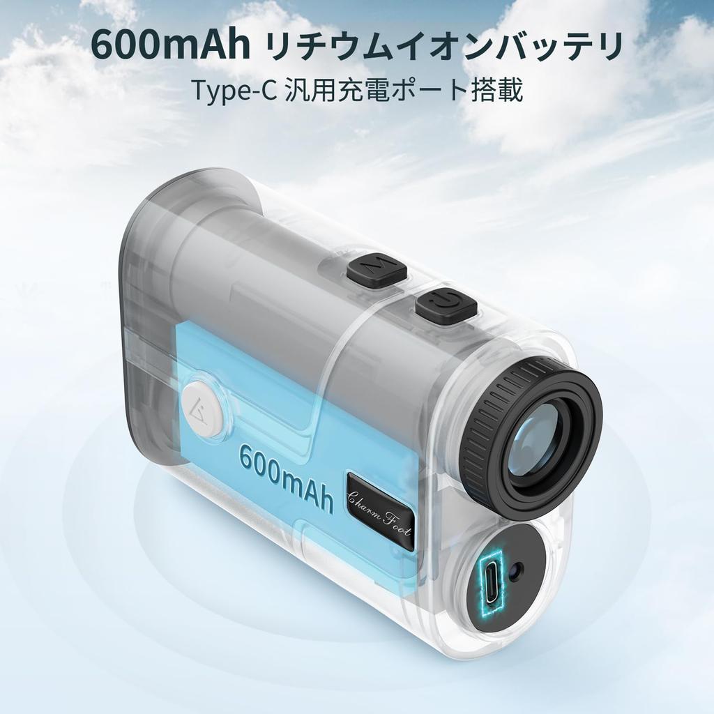 Charm Foot SH005 Golf Laser Distance Ultra 1093yd Измерение расстояния Высокопрозрачный 6x Оптический Измерение разницы высот Уклон Блокировка штифта