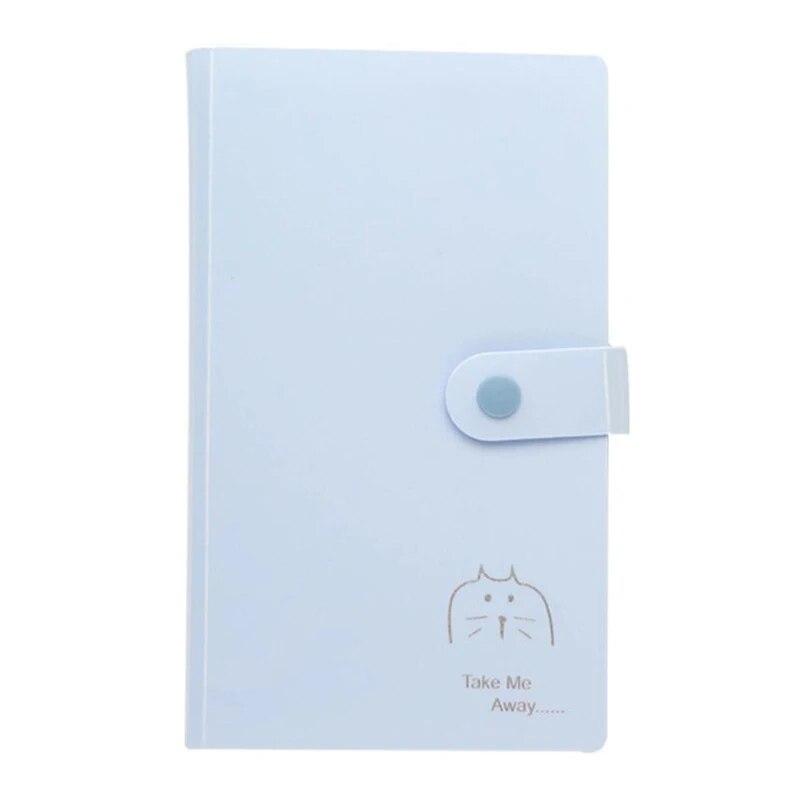 120/240 Pocket Name Card Book Home Picture Case Storage Photo Album Card Photocard Name Card ID Holder Home Accessories Dropship