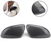 Carbon Pair Side Mirror Cover Cap Replacement for VW Golf MK6 2010-2013