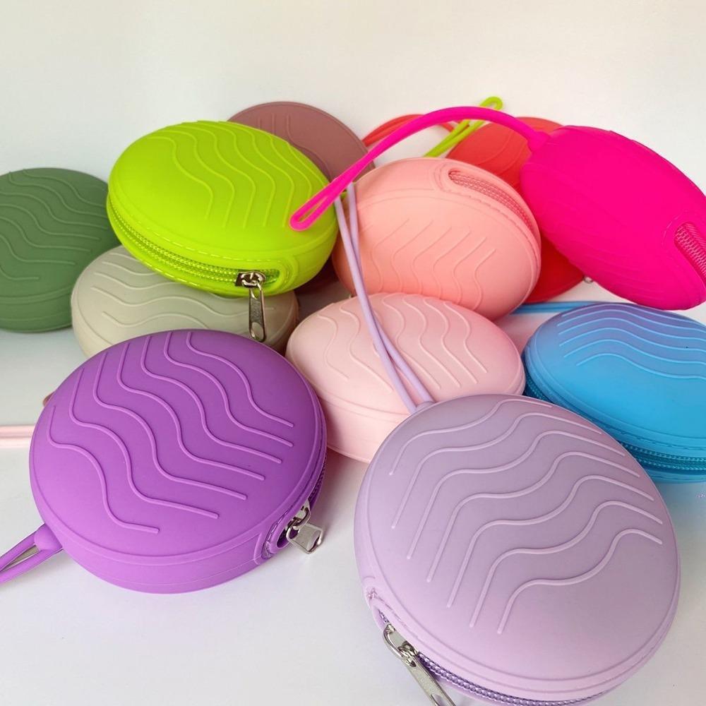 Silicone Soother Container Box Round Nipple Storage Bag New Baby Pacifier Holder  for Outdoor