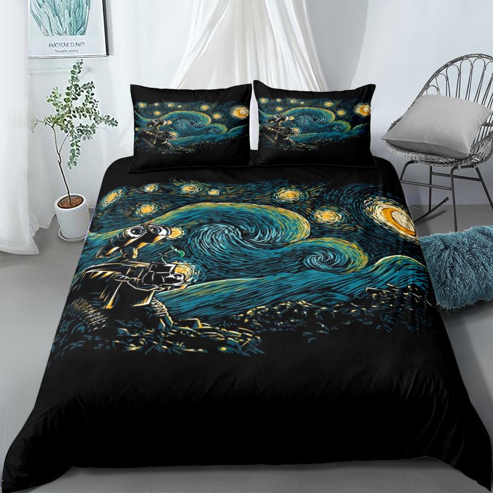 Space Eye Duvet Cover Set UK Single Double Queen US Twin Full King Size  Bed Linen Set